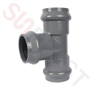 Conexiones en T del grifo de UPVC